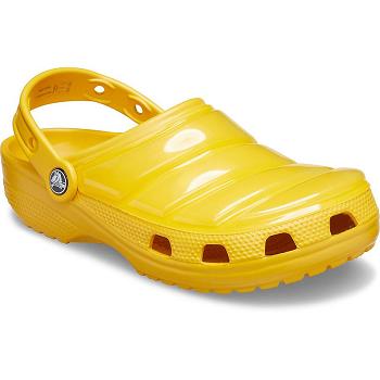 Crocs Classic Neo Puff Clog Zlte - Damske Dreváky